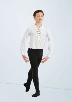 Weissman Boys Laced Ballet Shirt 7 Weissman Boys Laced Ballet Shirt -Diaman Dance Wear Shop 11209 white MT11 black 050 200922154336 0048 T 49754.1698813432