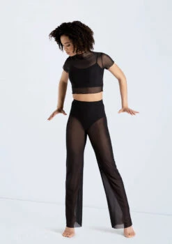 Weissman Power Mesh Wide Leg Pants 10 Weissman Power Mesh Wide Leg Pants -Diaman Dance Wear Shop 14428 black 14430 black 719 96900.1692402481