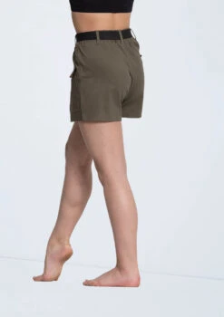 Weissman Belted Twill Cargo Shorts -Diaman Dance Wear Shop 14434 armygreen 9108 55275.1694131200