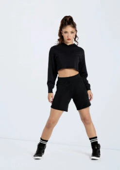 Weissman French Terry Pull-On Shorts -Diaman Dance Wear Shop AH10417 black AH12500 black 802 34113.1698840264