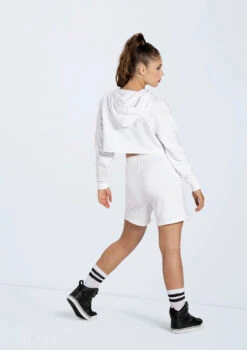 Weissman French Terry Pull-On Shorts -Diaman Dance Wear Shop AH10417 white AH12500 white 964 42928.1692402912