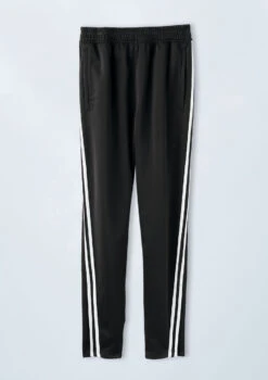 Weissman Unisex Striped Jogger Pants -Diaman Dance Wear Shop AH10468 black 7895 93667.1698840265
