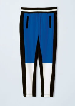 Weissman Color Block Jogger Pants -Diaman Dance Wear Shop AH11232 royalwhite 2799 18777.1678890538