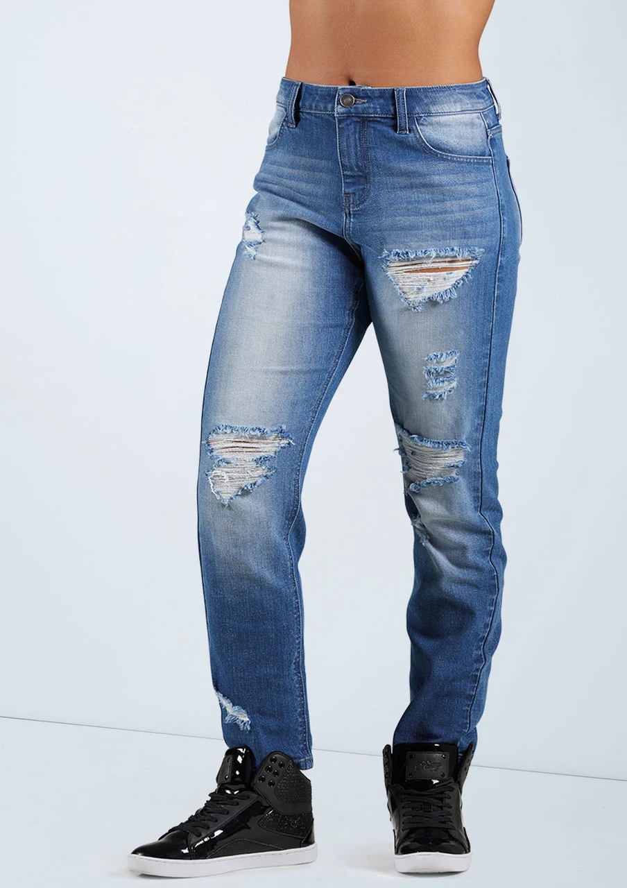 Weissman Slashed Boyfriend Jeans 3 Weissman Slashed Boyfriend Jeans