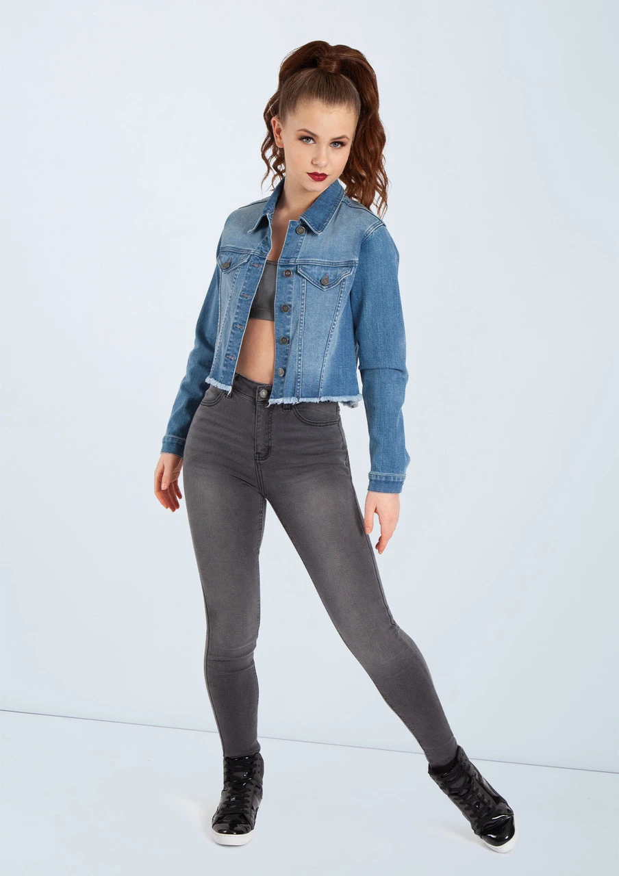 Weissman Cropped Jean Jacket 3 Weissman Cropped Jean Jacket