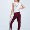 Weissman Sporty Mesh Jogger Pants 1 Weissman Sporty Mesh Jogger Pants -Diaman Dance Wear Shop AH11754 blackcherry 6744 69697.1648856767