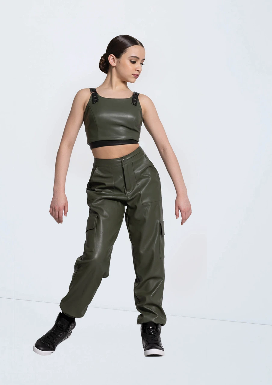 Weissman Faux Leather Jogger Pants 4 Weissman Faux Leather Jogger Pants - Image 2