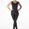 Alegra Girls Shiny Deanna Unitard -Diaman Dance Wear Shop ALC0216 MAIN BLK 67750.1678871753