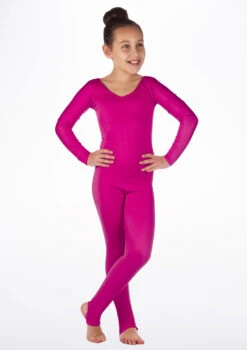 Alegra Girls Shiny Blaine Catsuit -Diaman Dance Wear Shop ALC5290 MAIN MAG 15294.1675211017