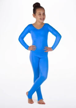 Alegra Girls Shiny Blaine Catsuit -Diaman Dance Wear Shop ALC5290 MAIN ROY 85332.1675211017