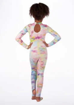 Alegra Girls Patterned Aspen Catsuit -Diaman Dance Wear Shop ALC5292P BACKM 1 63995.1678871860