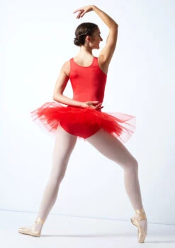 Alegra Pull On Practice Tutu -Diaman Dance Wear Shop ALG0219 RED BACK 1 88150.1678872507