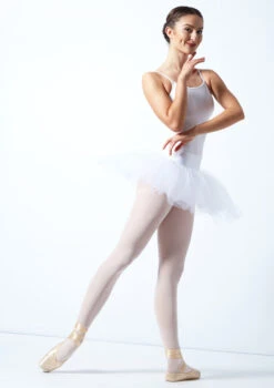 Alegra Pull On Practice Tutu -Diaman Dance Wear Shop ALG0219 WHT FRONT 1 41664.1678872507