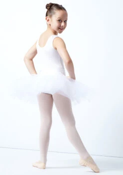 Alegra Girls Pull On Practice Tutu -Diaman Dance Wear Shop ALG5219 WHT BACK 1 44425.1678872519