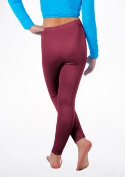 Alegra Girls Shiny Footless Leggings -Diaman Dance Wear Shop ALP5204 BACKM BUR 13687.1678875180