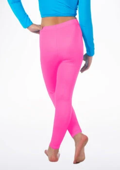 Alegra Girls Shiny Footless Leggings -Diaman Dance Wear Shop ALP5204 BACKM FPK 32198.1678875180