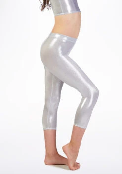 Alegra Girls Metallic Crop Leggings -Diaman Dance Wear Shop ALP5206 MAIN MSL 04679.1678876110