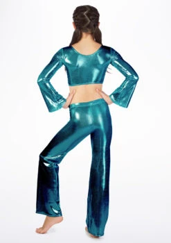 Alegra Girls Metallic Jazz Pant