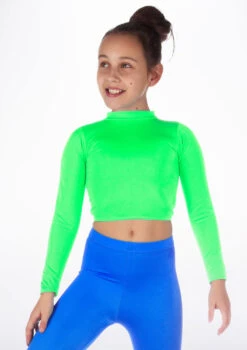 Alegra Girls Shiny Raya Dance Top -Diaman Dance Wear Shop ALS5267 MAIN FGR 62224.1678878576