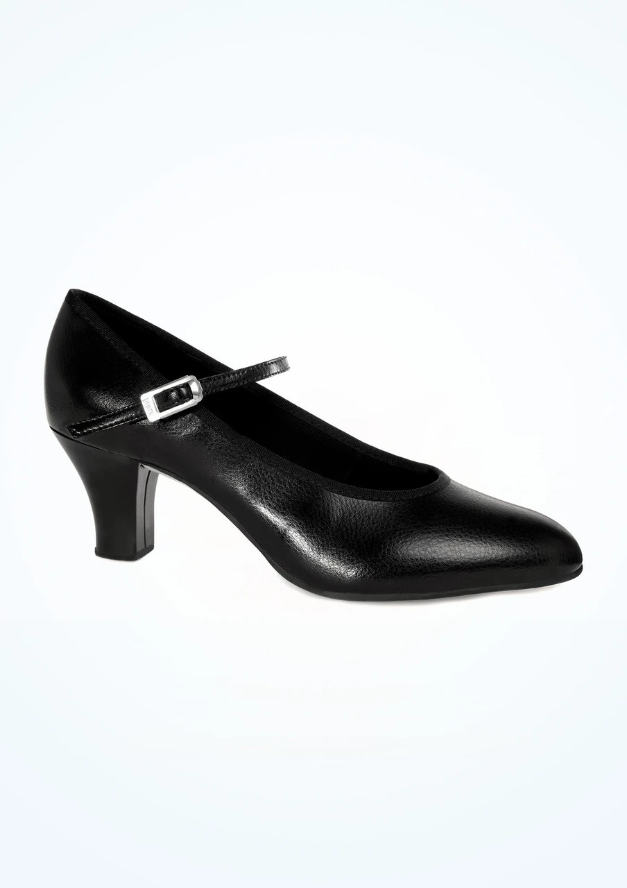 Bloch Kickline Character Shoe 2.5" - Black 6 Bloch Kickline Character Shoe 2.5" - Black - Image 4