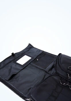 Capezio Garment Duffle Bag -Diaman Dance Wear Shop CAB253 BLK CLOSE UP FRONT 2 70901.1678927157