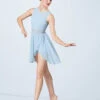 Weissman Mesh Wrap Dress -Diaman Dance Wear Shop D8423 powderblue 942 45205.1678890969