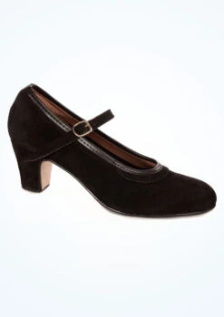 Intermezzo Nubuck Buckle Flamenco Shoe