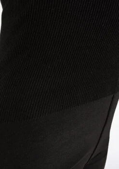 Mirella Body Warm Up Suit -Diaman Dance Wear Shop MIM1102 CROP2M BLK 58872.1675902437