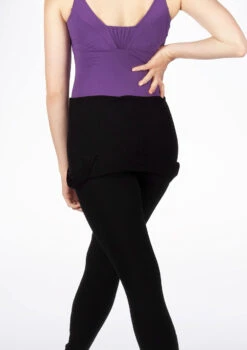 Mirella Body Warm Up Suit -Diaman Dance Wear Shop MIM1102 CROPM BLK 77393.1675902437