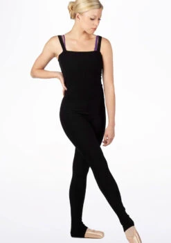 Mirella Body Warm Up Suit -Diaman Dance Wear Shop MIM1102 MAINT BLK T 58999.1698809404