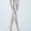 Weissman Metallic Full Length Leggings 2 Weissman Metallic Full Length Leggings -Diaman Dance Wear Shop ML9756 silver 1321 60559.1678891112