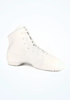 Merlet Galaxy Boot Split Sole Jazz Shoe -Diaman Dance Wear Shop MLGALAX MAIN WHT 15352.1698809420