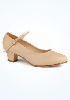 Move Dance Dina Character Shoe 1.5" - Tan -Diaman Dance Wear Shop MOK0022 NUD MAIN TAN T 25343.1695432183