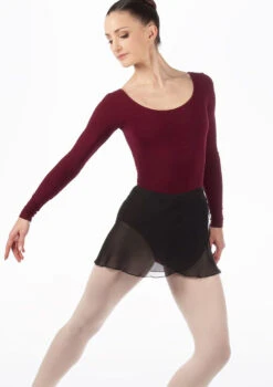 Move Dance Chloe Wrap Dance Skirt -Diaman Dance Wear Shop MOR0006 MAINT BLK T 77219.1695433071