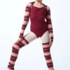 Move Dance Teen Sweet Striped Knit Dance Shrug 2 Move Dance Teen Sweet Striped Knit Dance Shrug -Diaman Dance Wear Shop MOZ5707 STRIPE FRONT 1 49273.1678885153