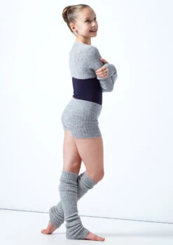 Move Dance Teen Daniella Knit Shrug -Diaman Dance Wear Shop MOZ5718 GRY BACK 1 04252.1678885168