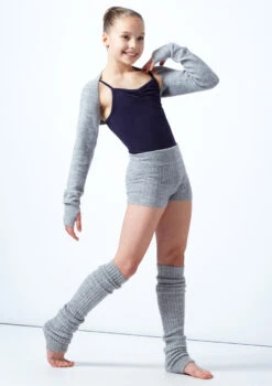 Move Dance Teen Daniella Knit Shrug -Diaman Dance Wear Shop MOZ5718 GRY FRONT 1 16380.1678885167