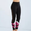 Weissman Bright Stripe Mesh Leggings -Diaman Dance Wear Shop MT10515 cerise 312 66502.1678891178