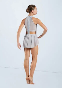 Weissman Gathered Power Mesh Leotard 8 Weissman Gathered Power Mesh Leotard -Diaman Dance Wear Shop MT11820 softgray 1382 21724.1678891207