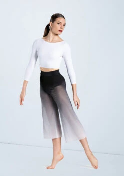 Weissman Boat Neck Crop Top