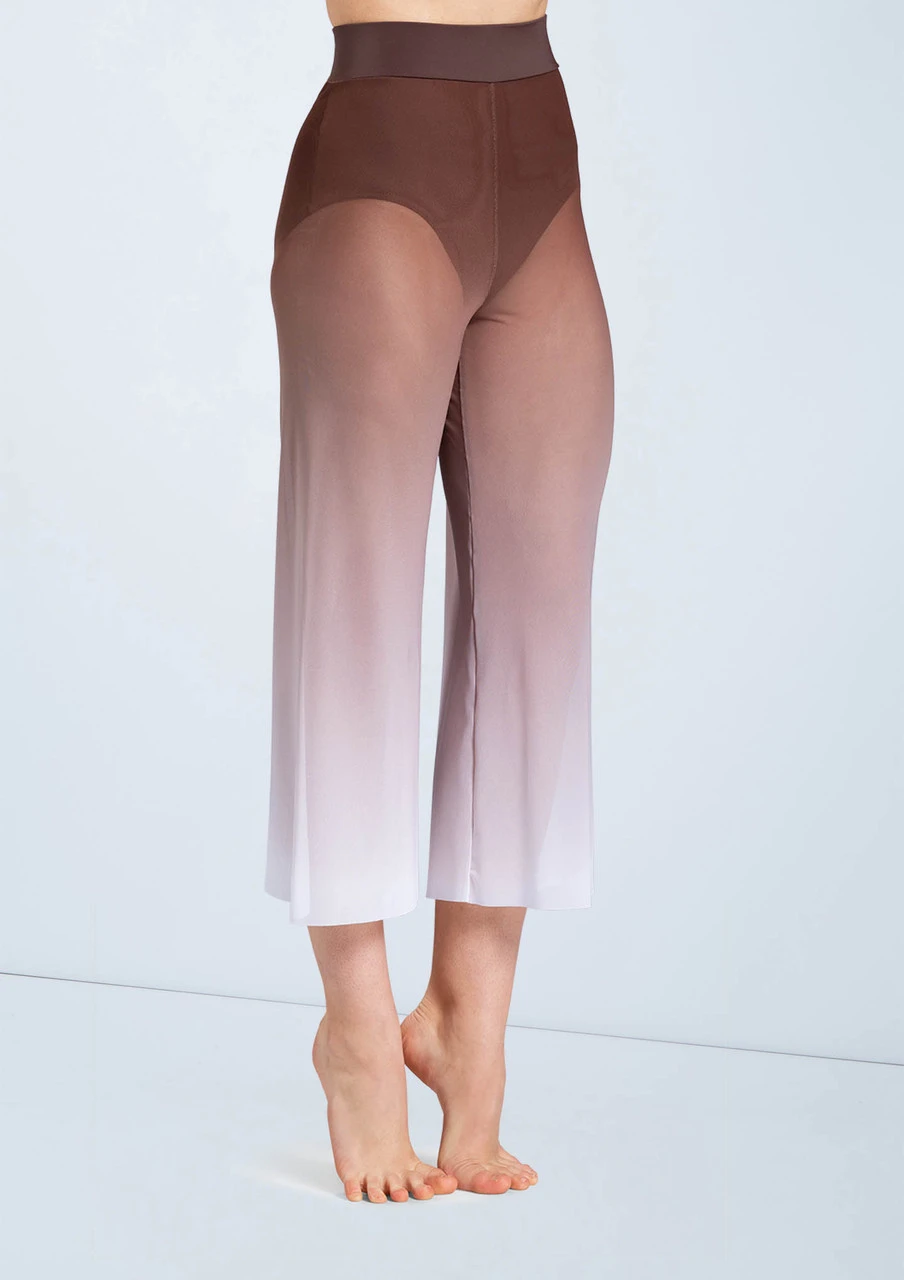 Weissman Ombre Mesh Culotte Pants 3 Weissman Ombre Mesh Culotte Pants