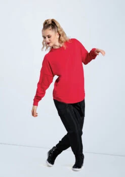 Weissman Long Sleeve Tee -Diaman Dance Wear Shop PT12725 red AH12406 black 660 47140.1678891430