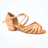 Roch Valley Bella Ballroom Shoe 1.2" - Tan -Diaman Dance Wear Shop ROBELLA MAIN TAN 33978.1678885384