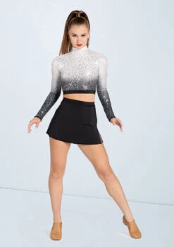 Weissman Classic Mini Skirt -Diaman Dance Wear Shop S12519 black 14099 02770.1698450570