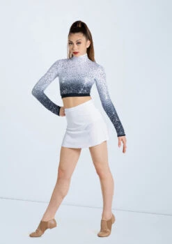 Weissman Classic Mini Skirt -Diaman Dance Wear Shop S12519 white 588 01327.1678891477