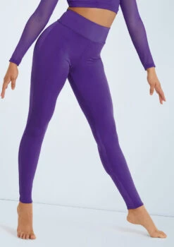 Weissman Lustre High-Waist Leggings 13 Weissman Lustre High-Waist Leggings -Diaman Dance Wear Shop SH11069 grape 122316 25729.1678891500