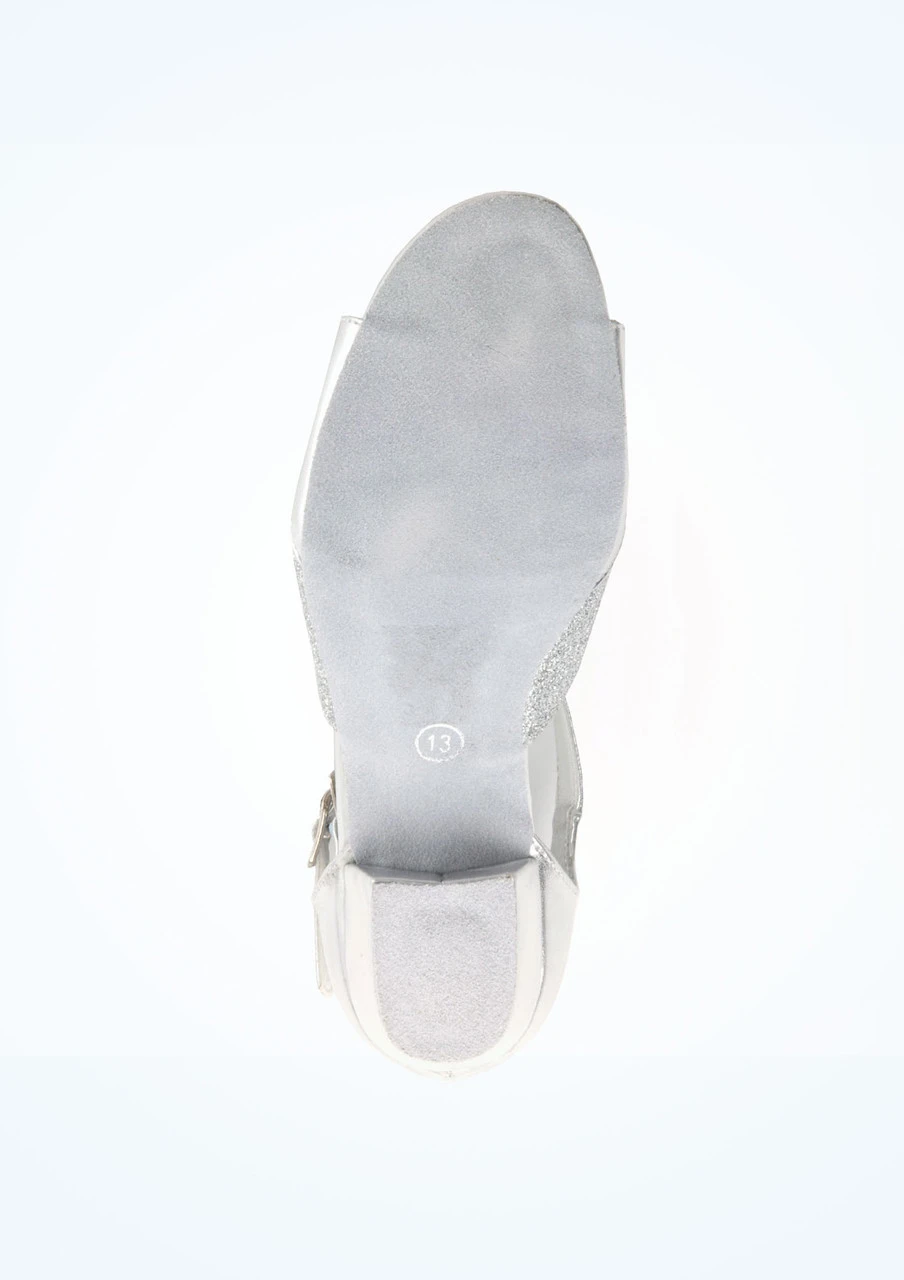 Tappers And Pointers Amber Ballroom Shoe 1 2" - Silver 5 Tappers And Pointers Amber Ballroom Shoe 1 2" - Silver - Image 3