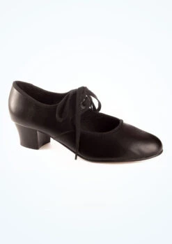 Tappers & Pointers Cuban Heel Tap Shoe - Black -Diaman Dance Wear Shop TAPTCPB MAIN BLK T 14856.1698812043