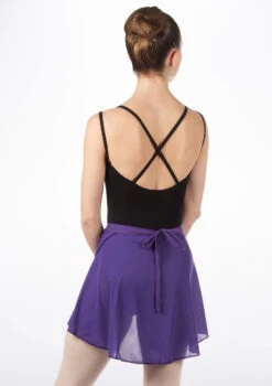 Tappers & Pointers Wrap Dance Skirt -Diaman Dance Wear Shop TAWRAP BACKM PUR 99913.1678886452