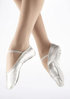 Diaman Dance Wear Shop 42 Tappers & Pointers Full Sole Satin Ballet Shoe - White